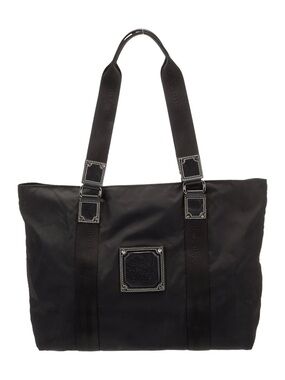 Longchamp Deep Purple Nylon Tote with Dual Handles